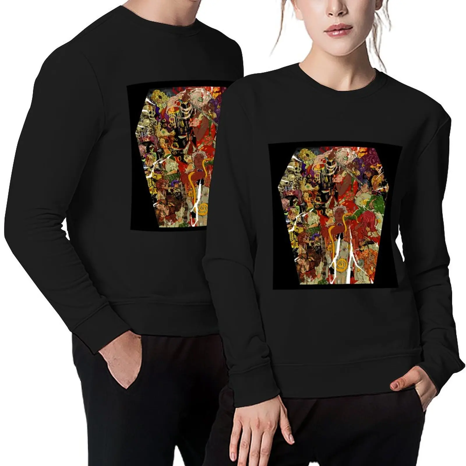

gustav klimt x rgu Pullover men's winter sweater men clothes men's autumn clothes autumn clothes new in sweatshirts