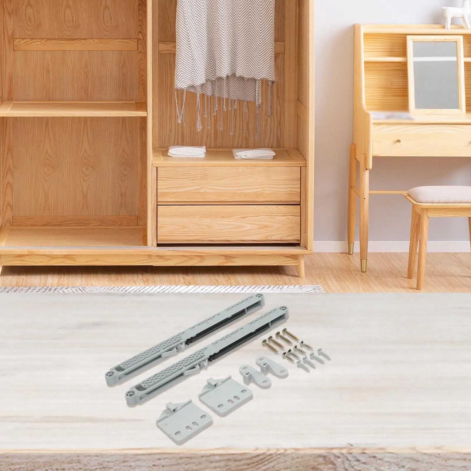 

Cabinet Drawer Damper Color Grey Drawer Damper Versatile Use Easy Installation Enhanced Safety High-quality Material