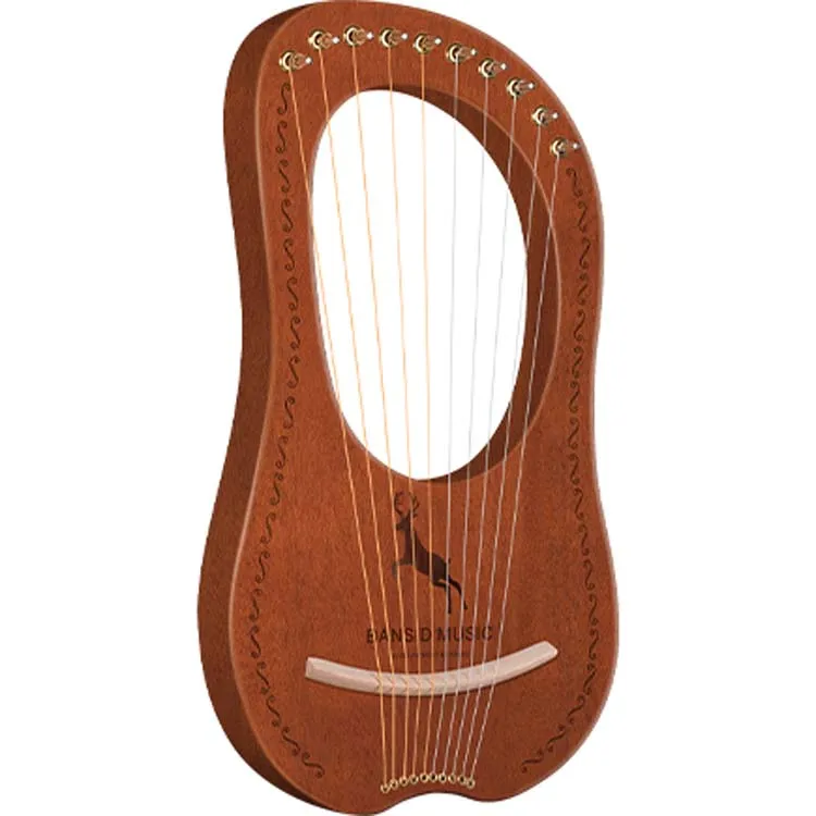 

New Lyre Harp 10 String Mini Lyre Musical Instrument $18-$13.97 Small Harp