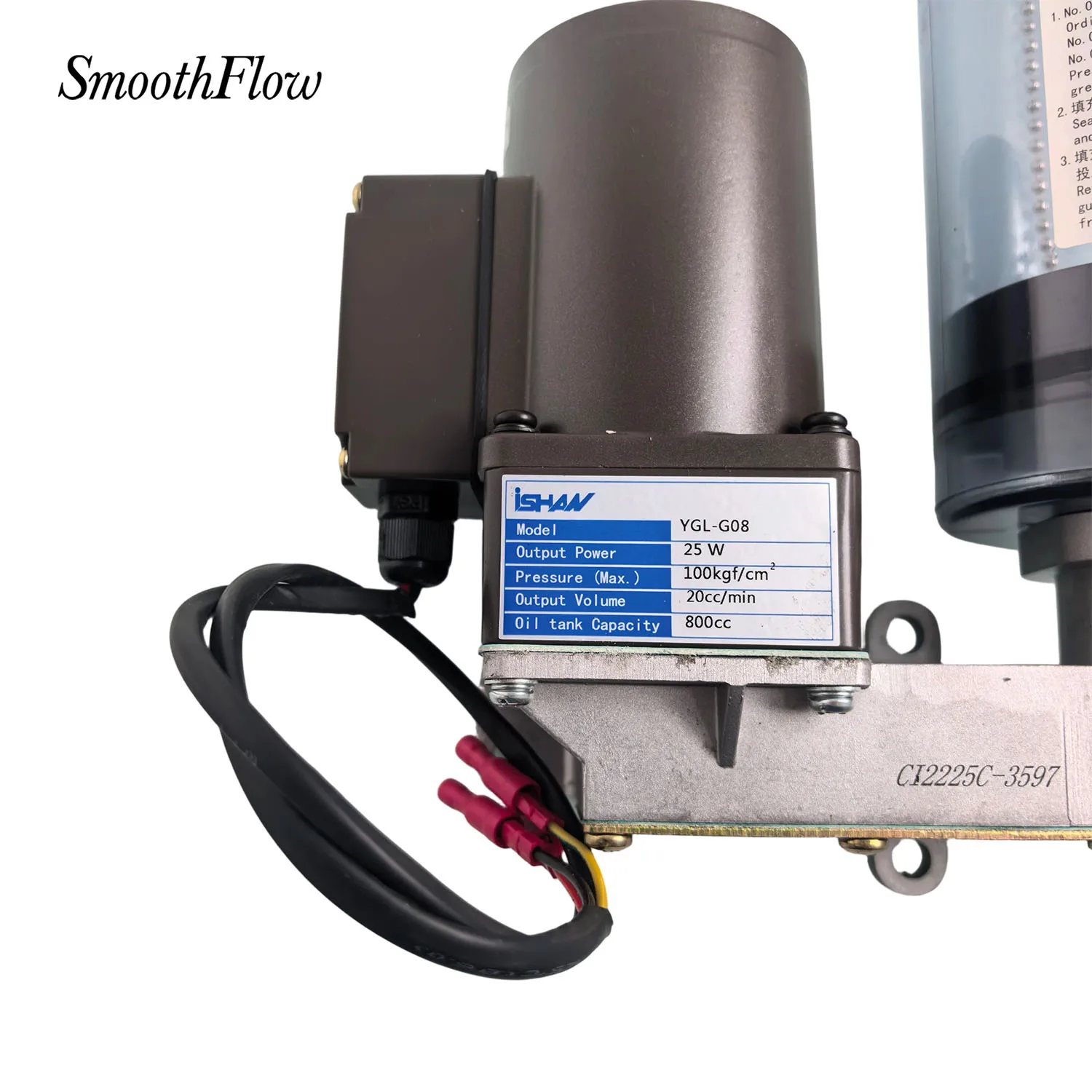 ISHAN YGL-G08 Progressive Electric Oil Pump 25W 100kgf/cm² 800cc DC24V/AC220V/380V