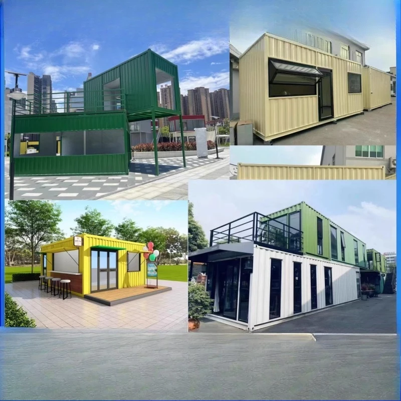 

Container Mobile Shop Welded Corrugated Box Reception Room Movable Board Room