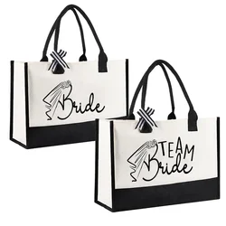 Team Bride Bag rustic wedding engagement addio al nubilato addio al nubilato addio al nubilato girls trip Bach weekend damigella d'onore proposta regalo