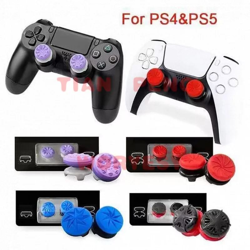 WYORESY heightened thumbstick cap for Sony PS5/PS4 controller universal non slip joystick upgrade accessory
