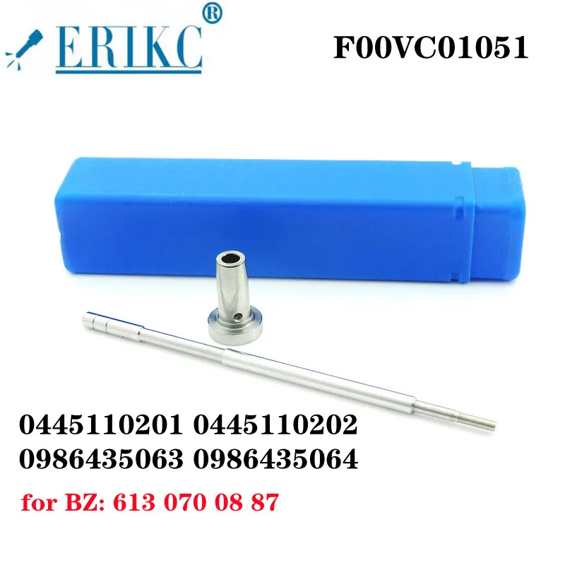 ERIKC F00VC01051 F 00V C01 051 Клапан форсунки Common Rail для Bosch 0 445 110 201 0445110202 0986435063