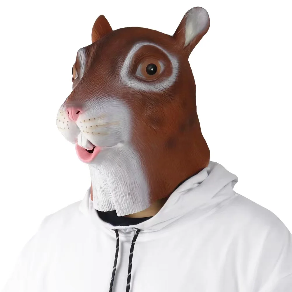 

Latex Squirrel Mask Full Head Animal Mask