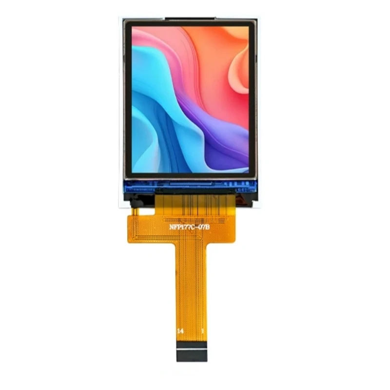 High-Definition 1.8 Inch Lcd-Scherm Spi Seriële Poort Tft Kleurenscherm St7735 Driver 14pin Plug-In Type