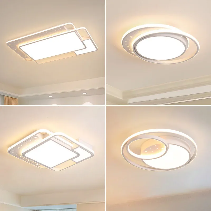 

Modern LED Ceiling Light Home Desgin Living Room Kitchen Lamp Bedroom Acrylic Llight Starry Sky Lighting