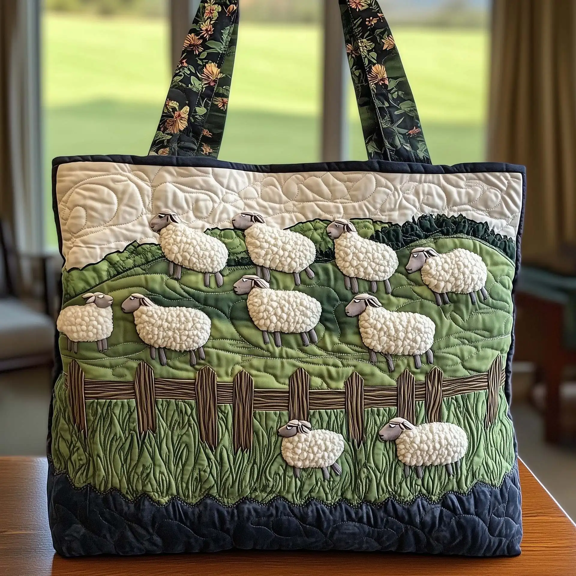 3D Printed Quilted Tote Bag Shopping Bags Gifts Shoulder Bag Handbag Sport Bag elegant Travel Beach Hiking Camping