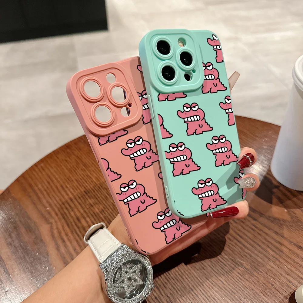 Cartoons baby crocodiles Full Screen Phone Case For Xiaomi Redmi 8 9A 9T 9C 10 K20 30 40 Note 7 8 9 9s 10 11 Pro 4G 5G Silicone