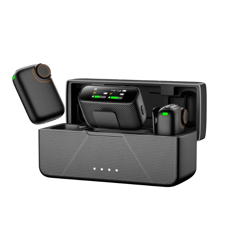 Wireless collar clip microphone integrated AI deep noise reduction special Bluetooth microphone for live broadcast recording
