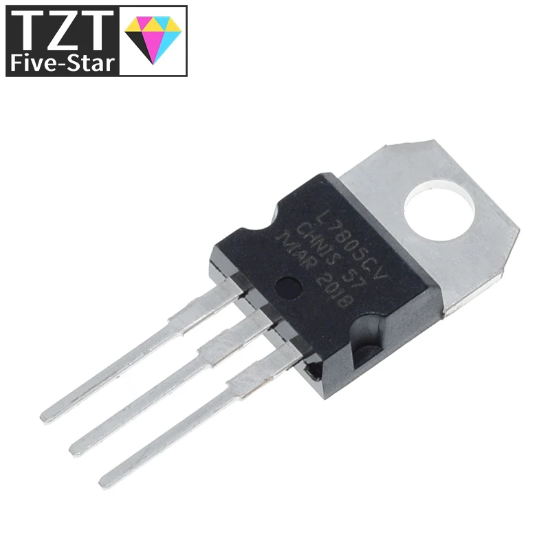 100pcs LM7805 L7805 7805 Voltage Regulator IC 5V 1.5A  TO-220