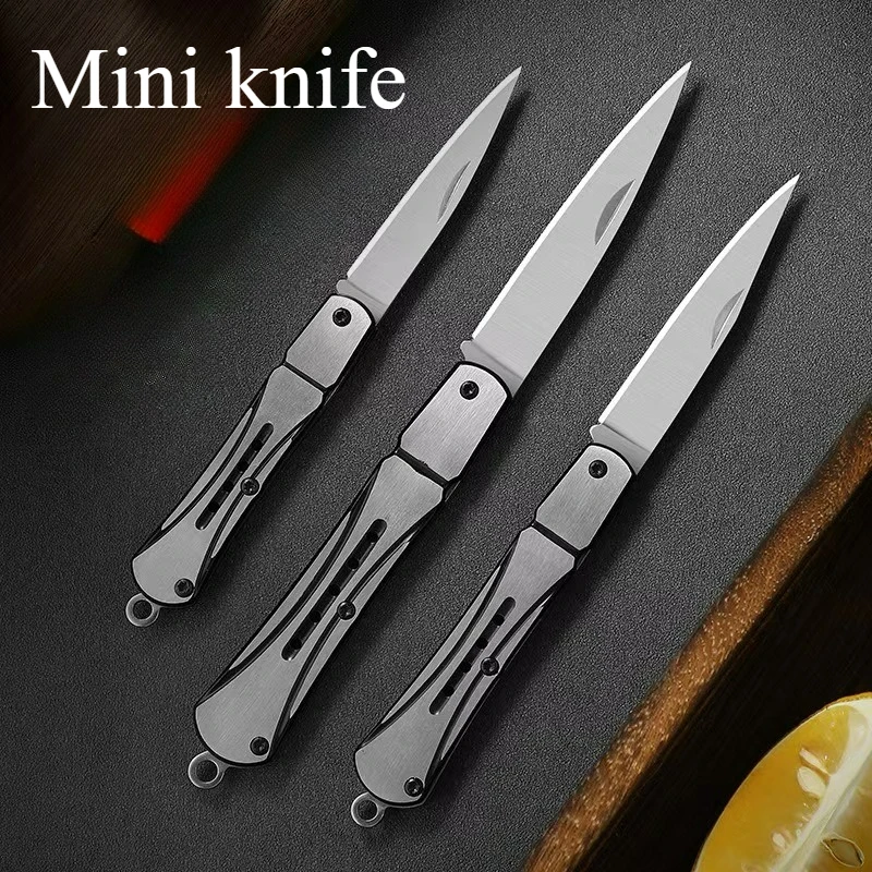 

Mini Stainless Steel Folding 3 Household Peelers, Portable Self-defense Knives