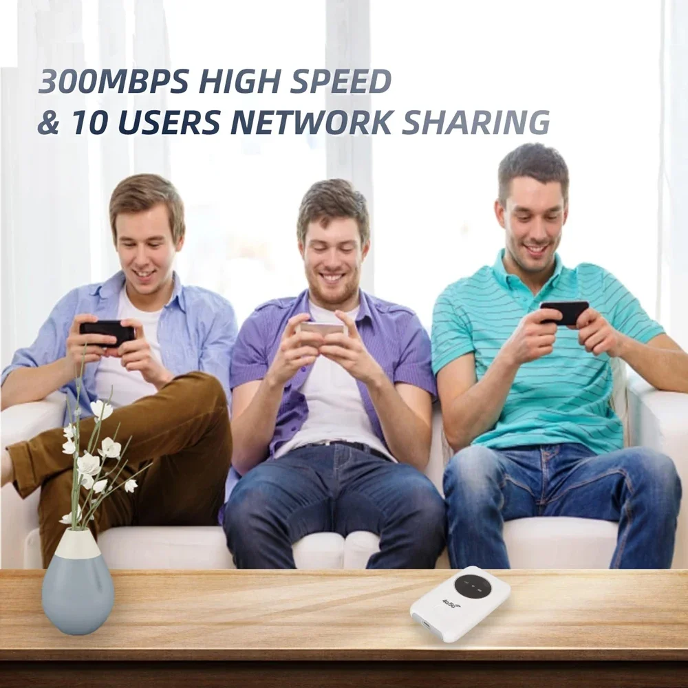 جديد 300Mbps 4/5G راوتر محمول USB بالطاقة جيب واي فاي جيب موبايل هوت سبوت النسخة الآسيوية/الأوروبية جيب الإنترنت