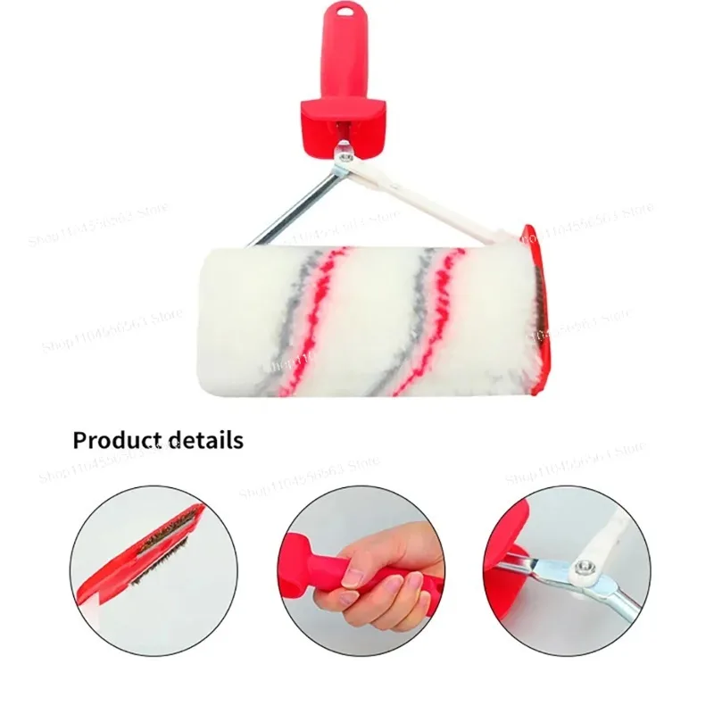 Multifunctional Paint Roller Brush Corner Drum Brush 4 Inch Wall Brushes Tackle Roll Decorative Painting Brush Tools