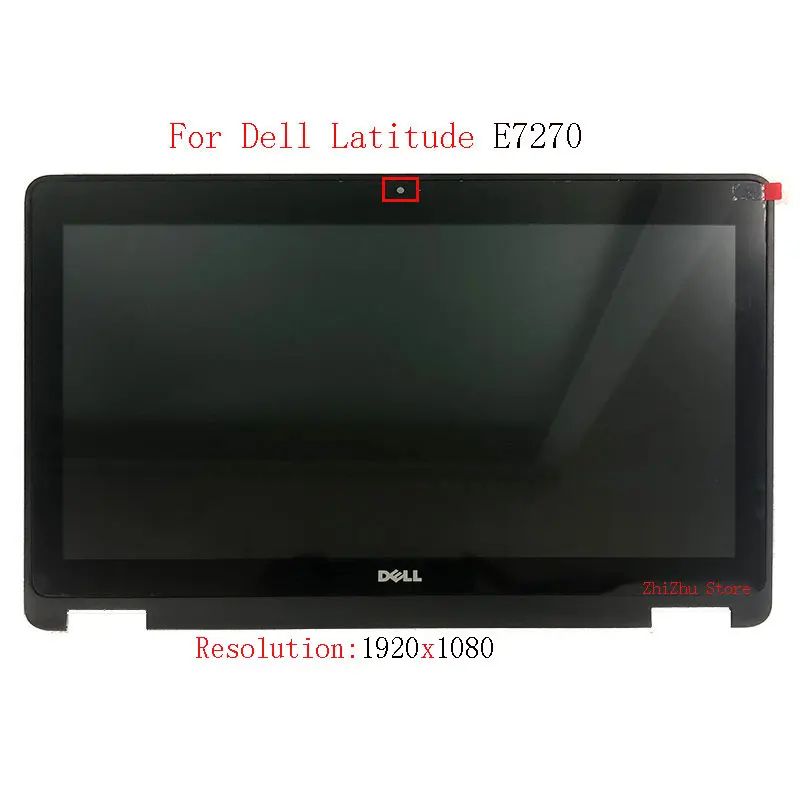 Imagem -02 - para Dell Latitude E7270 E7250 Lcd Touch Screen Digitalizador Substituição Assembly Xdt86 1920x1080 Fhd 12.5