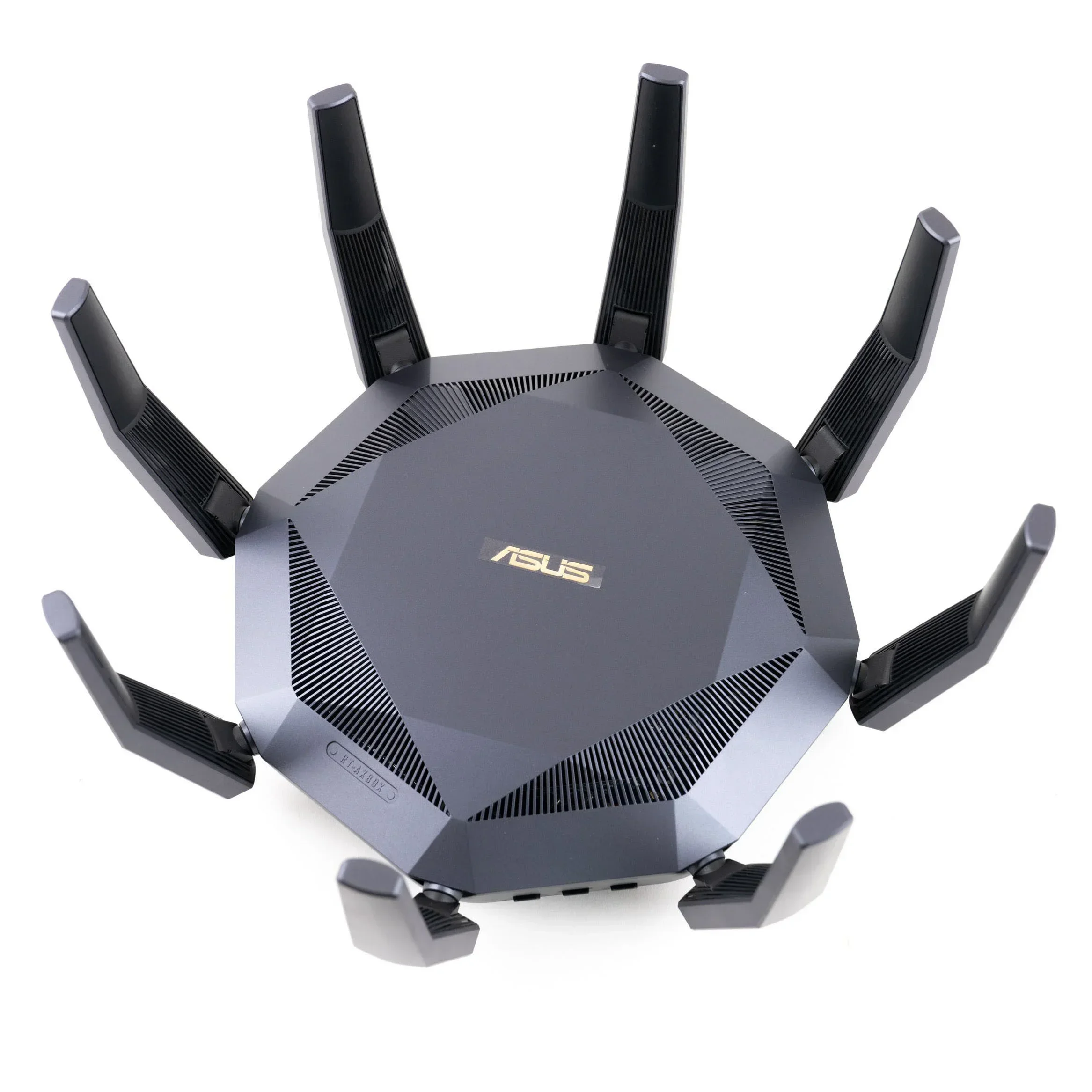 Asus Rt-Ax89x Dual Band 12 Stream Wifi 6 Router di gioco scalabile Dual 10g porte protezione di sicurezza di rete Vpn Aimesh compatibile