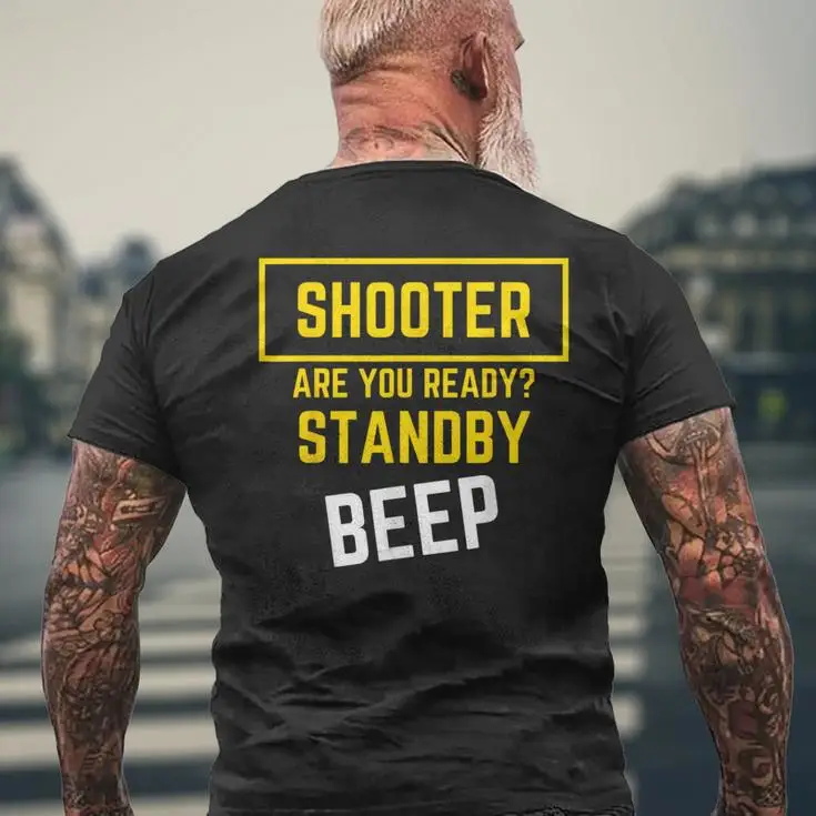 Men'S T-Shirt Designed for IPSC Competition Shooting Sports, Featuring A Fun Phrase 