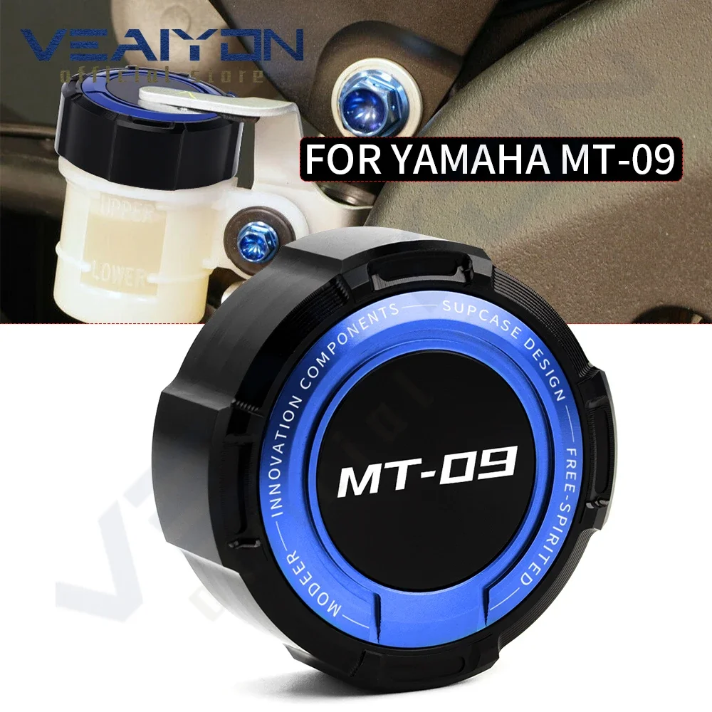 

For YAMAHA MT09 MT-09 2014 2015 2016 2017 2018 2019 2020 2021 Motorcycle Front Brake Fluid Cylinder Master Reservoir Cover Cap