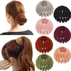 Ponytail Hair Volume Rings Clips Women Bird Nest Shaped Hair Hairpin Simple Hair Accessories Hair Updo Sets Hair Accessories