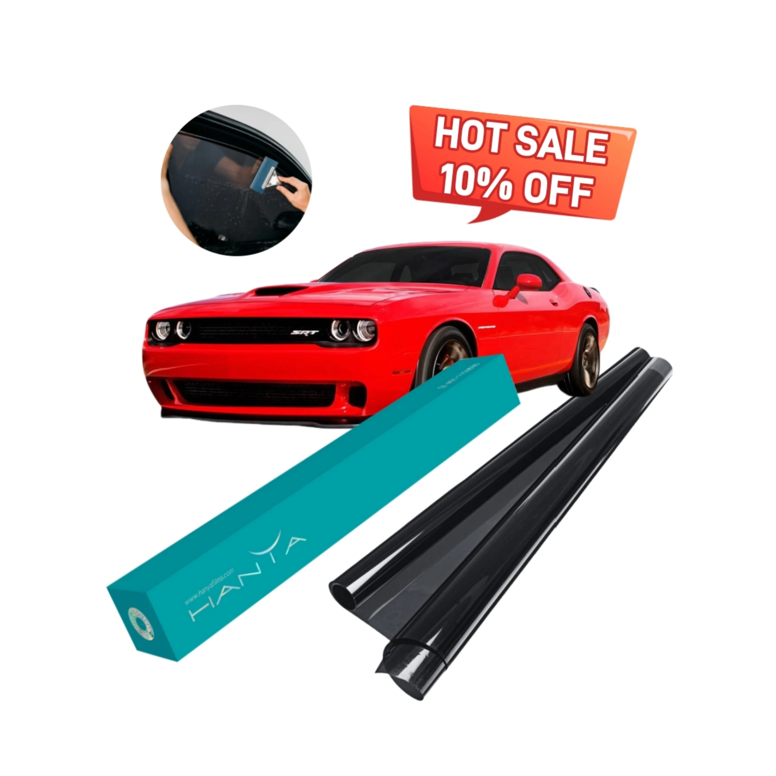 

Legendary Auto Parts 100% UV Nano Ceramic Auto Solar Window Tint PET Material Car Films with Anti-scratch & Color-Changing Featu