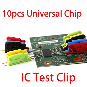 10PCS Universal IC Chip micro IC clamp SOP SOIC TSSOP TSOP SSOP MSOP PLCC QFP TQFP LQFP SMD IC Chip pin Clip DIP logic analyzer