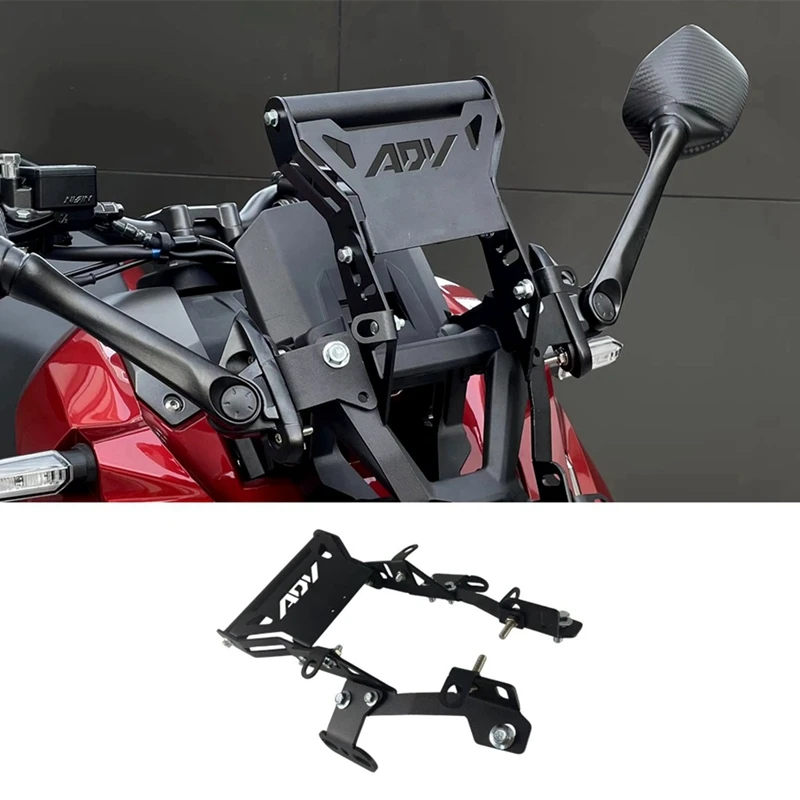 For HONDA ADV160 Adv 160 2023 2024 Motorcycle Windshield Forward Moving Bracket Adjustable Navigation Holder Accessories