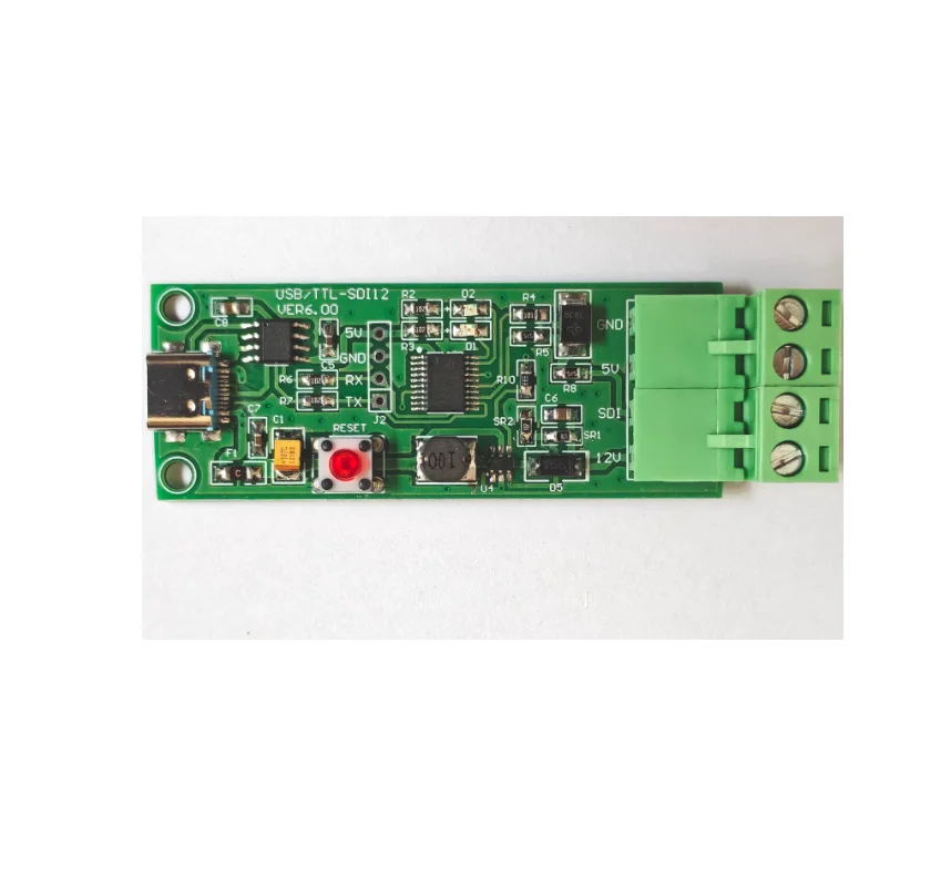 USB/TTL to SDI-12 protocol capturer, debugger, converter, sensor new version