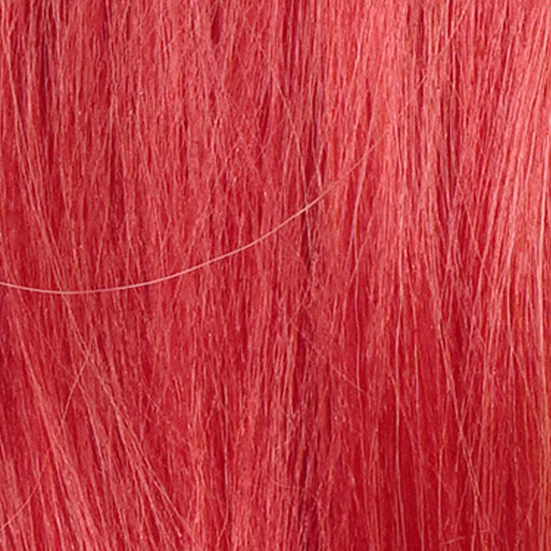 Perruque Cosplay Synthétique Rouge Flamme avec Queue de Cheval Haute, Cheveux Longs Diluc, Degré de Chaleur, L-email, Genshin Impact, 60cm