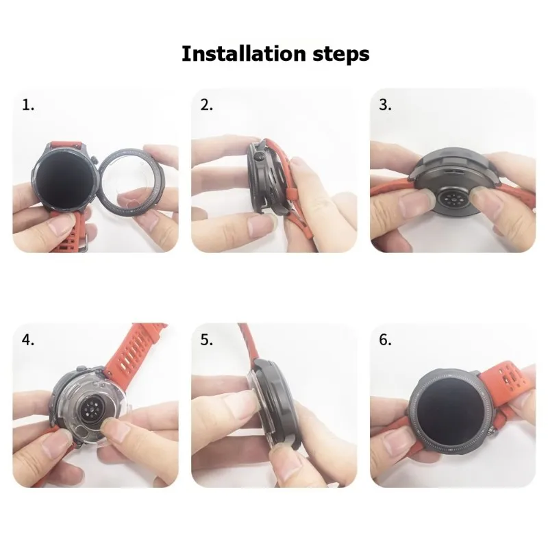 

Full Coverage Metal Case In Black& Xuanmo For AMAZFIT Huami Balance 2- Scratch-Resistant Design(47Mm)