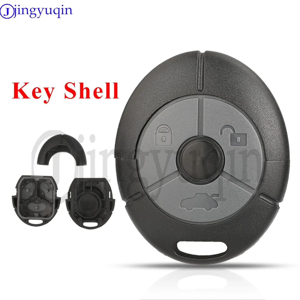 Jingyuqin 3 Buttons car Key Fob Shell Housing For Rover Streetwise MG TF ZR ZS 25 45 Replacement Auto Remote Key Fob Case