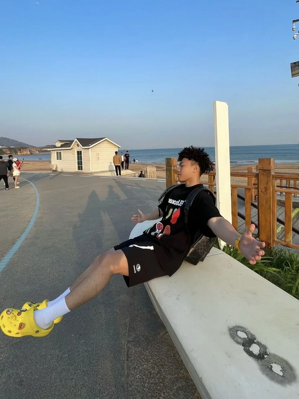 

Мужские брюки до колена в американском стиле ретро серии Tai Chi, повседневные свободные летние тонкие повседневные брюки для подростков, повседневная одежда