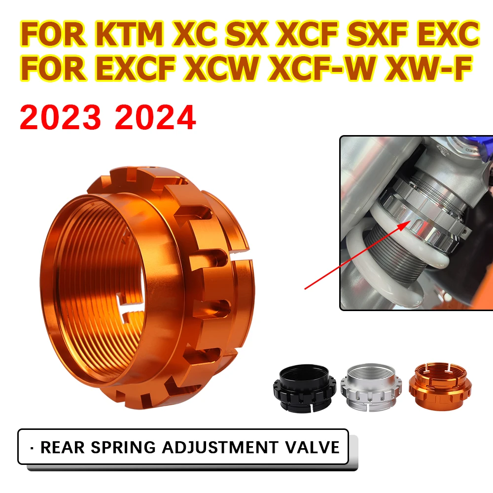 For KTM SX XCF SXF EXC 300 EXCF 500 XCW XCF-W XW-F 125 150 250 350 450 Accessories Rear Shock Absorber Apring Adjustment Valve