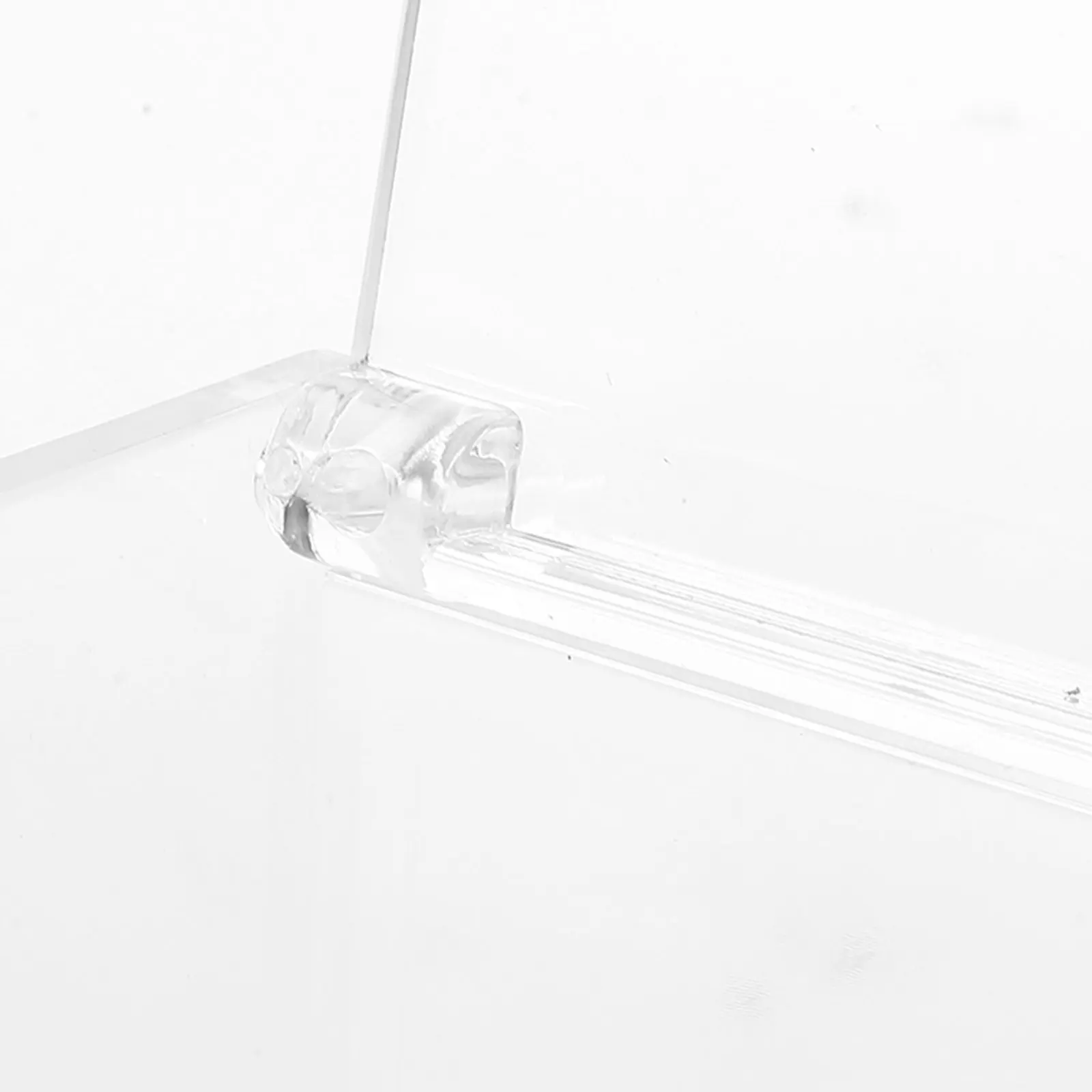2Pcs Clear Acrylic Display Box for Handmade Models Crafts Collection Storage Showcase Modern Transparent Organizer Space Saving