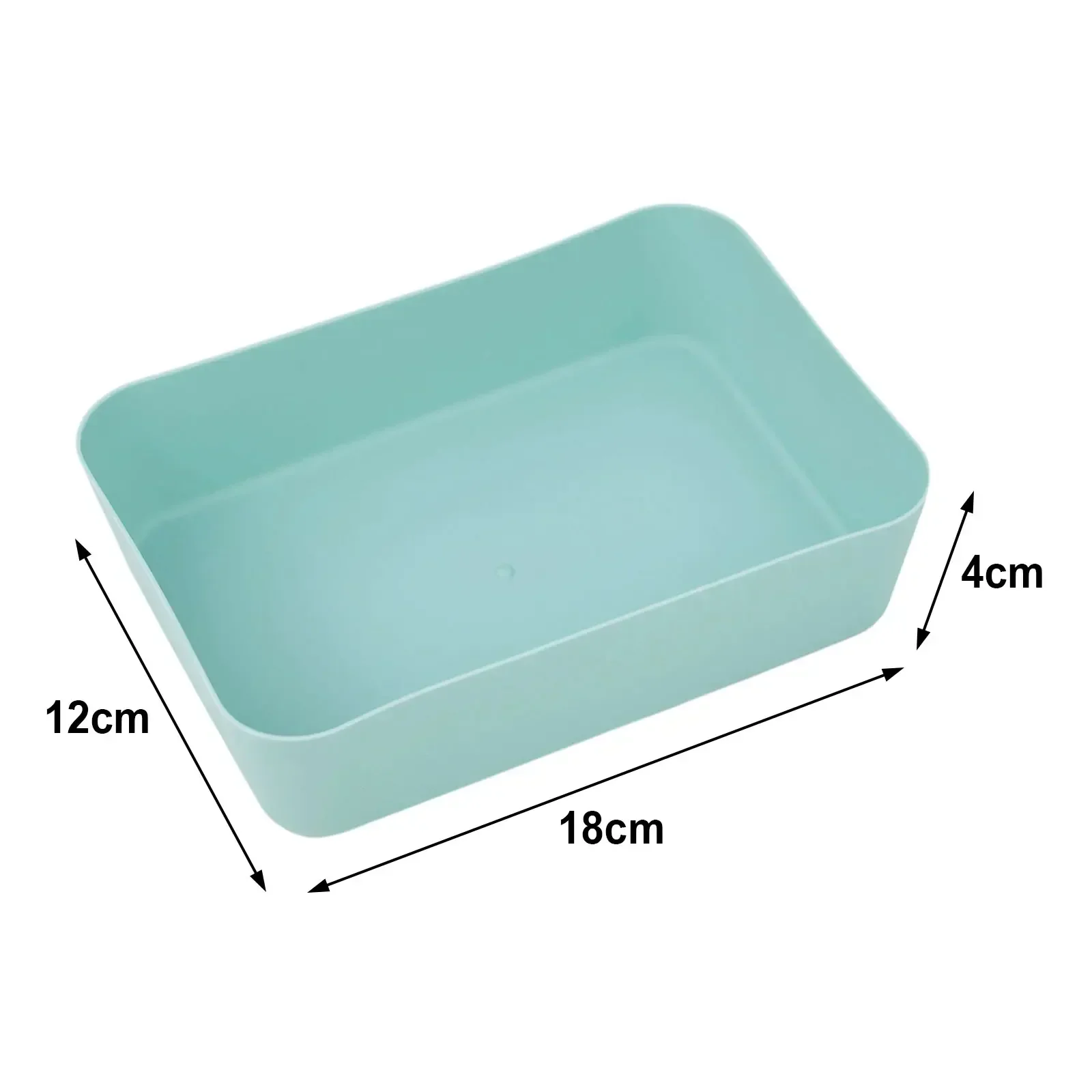 Dark Blue Large Capacity Storage Storage Box Small Box Clearer Classification Drawer Kitchen Partition Plastic Material