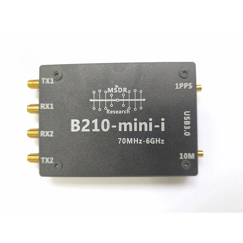 HamGeek B210 Mini-i 50MHz-6GHz SDR Development Board with Metal Shell AD9361 USB3.0 2TX 2RX Compatible with Opensource UHD