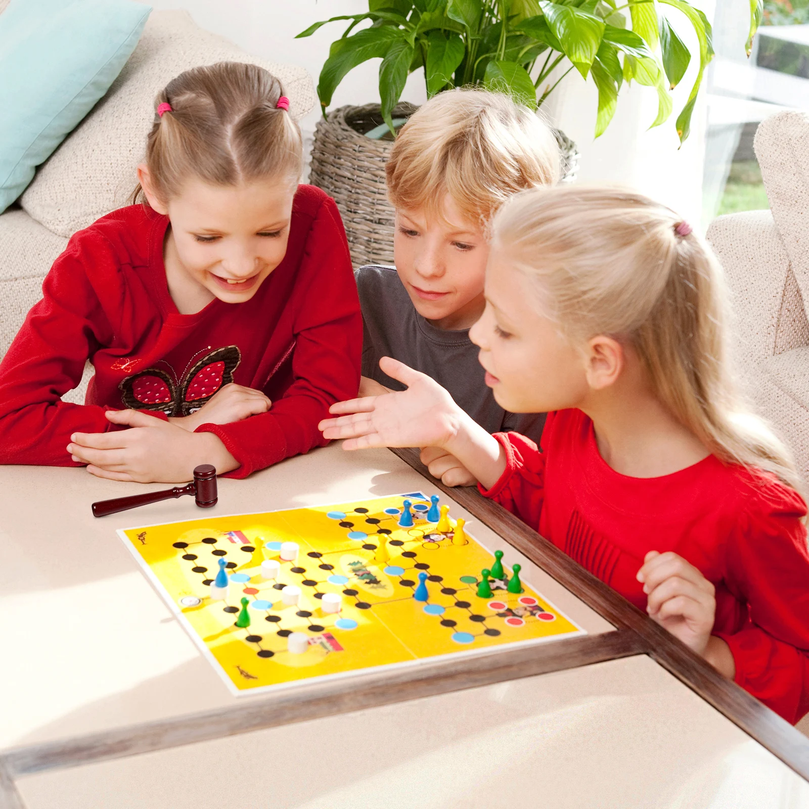 3Pcs Judge Gavel Wooden Mini Hammers for Kids Roleplay Coordination Development Children Judge Gavel Prop Wooden Hammer