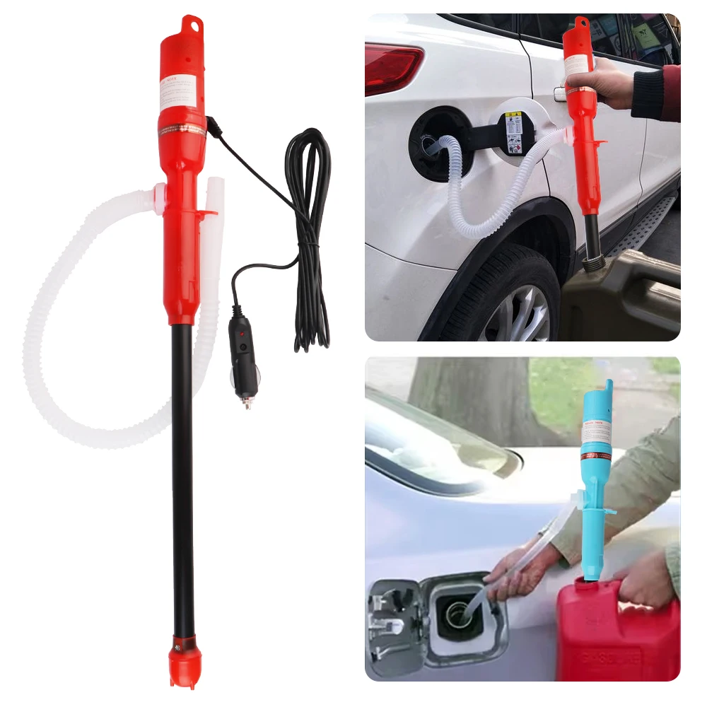 Portable Car Gas Oil Pump Fuel Tank Tools Electric Automatic Water And Oil Absorption For SUV Truck RV Boat Vacuum Pumps 12V