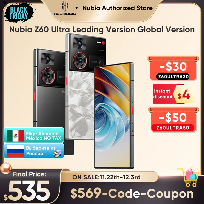 Nubia Z60 Ultra Leading Version Global Version 6.8