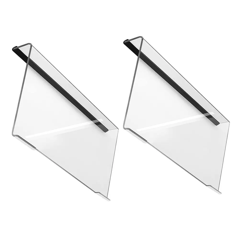 

2Pcs Transparent Acrylic Keyboard Riser Tilted Ergonomic Keyboard Support Holder for Desktop Steady Comfortable Typing Desk