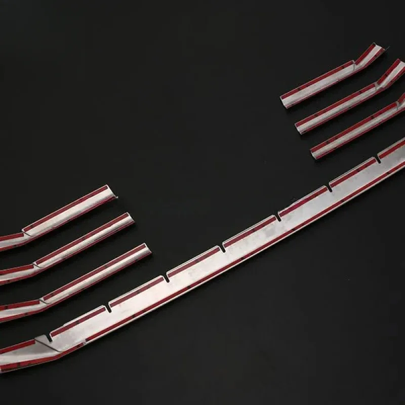 

Chrome Rose Gold Front Bumper Grille Trim Stainless Steel Garnish Bumper Grill Cover for 80 2014-2021