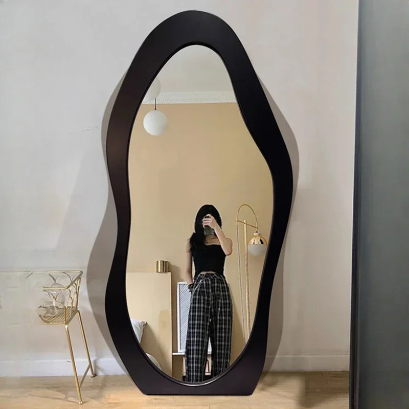 Modern Full Body Standing Mirror Bedroom Outfit Domestic Dressing Decorative Mirror Vanity Makeup Furniture Decoracion Hogar FYS