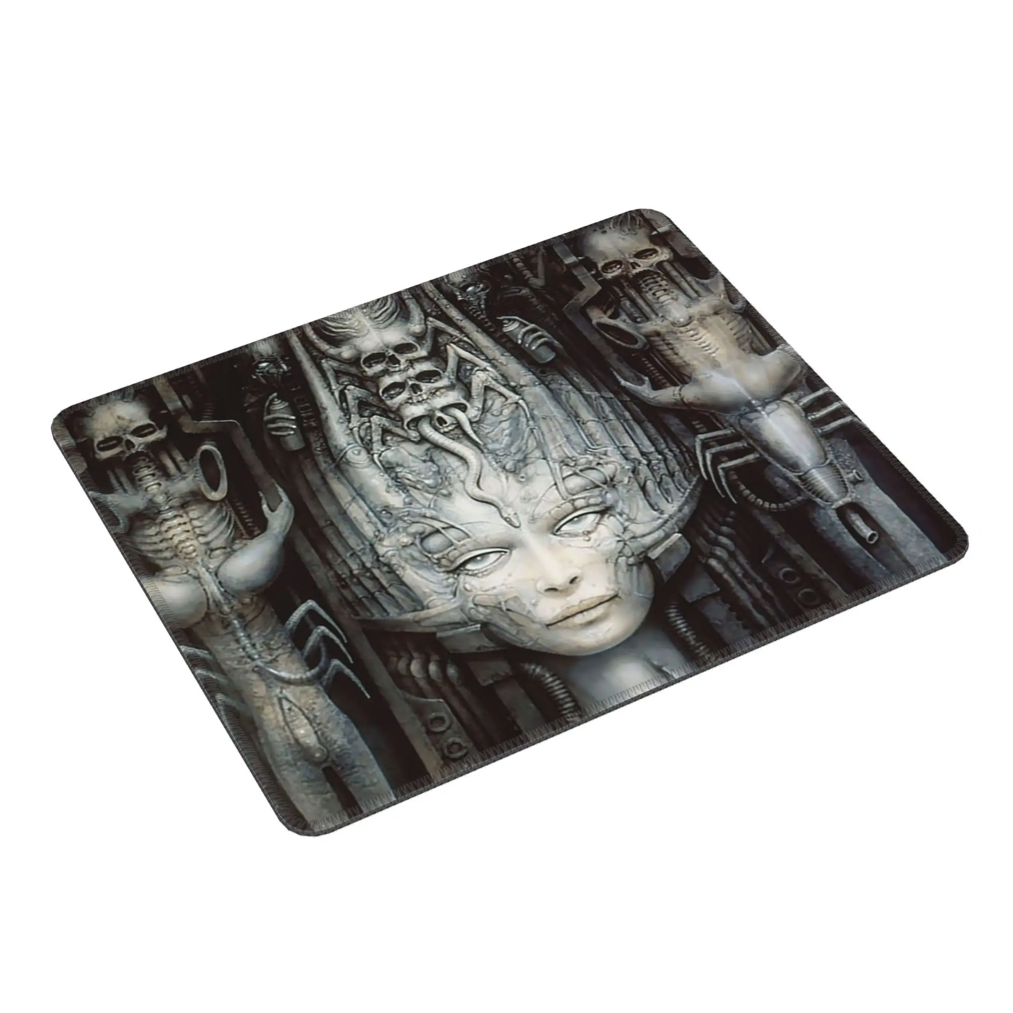 Hr giger-li-pintura mouse pad teclado de computador mouse tapete de jogos pc portátil tapete de mesa acessórios de escritório tapetes de mesa