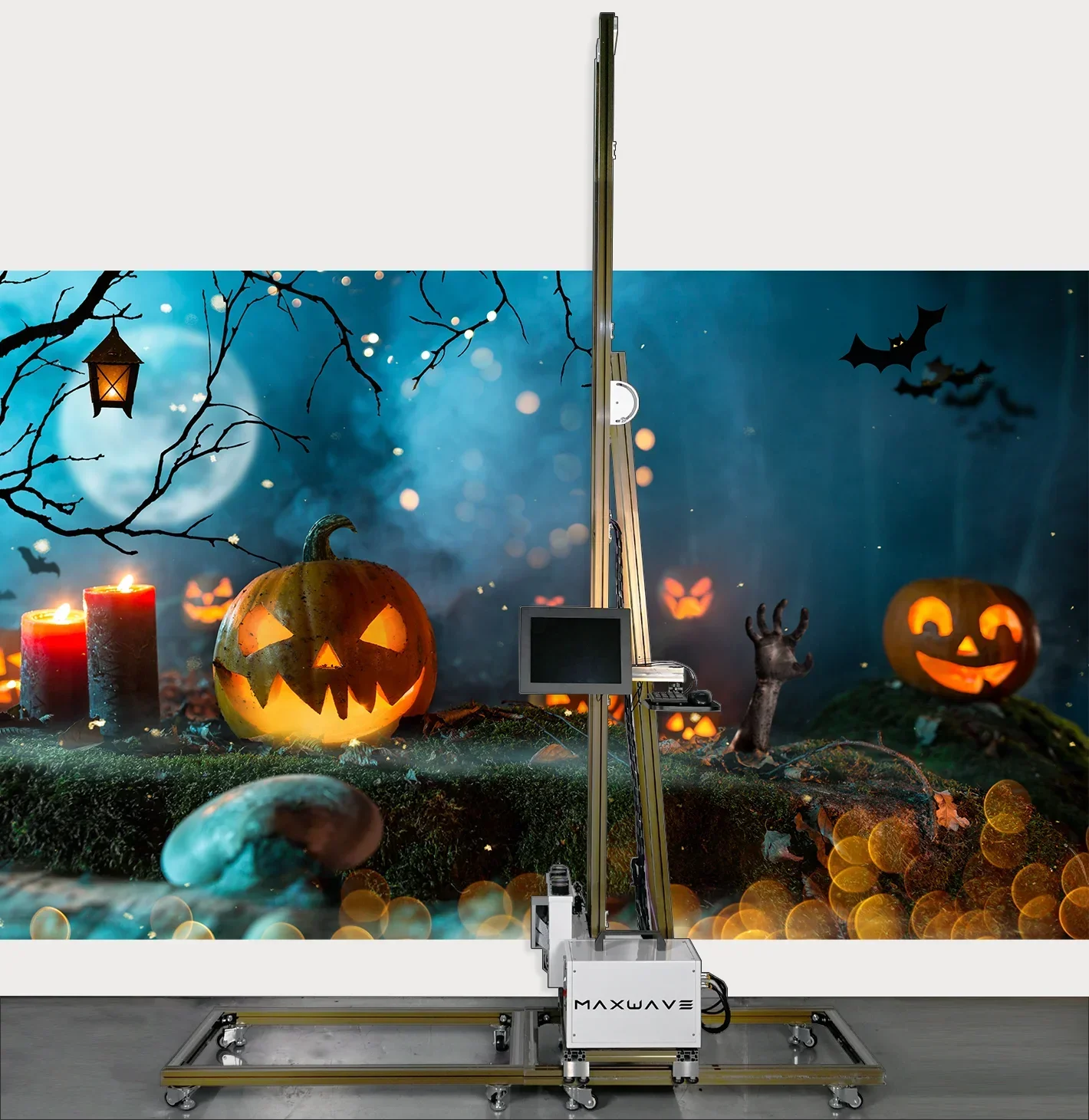 Uv Ink Wall Inkjet printer Outdoor Indoor Printing Halloween deco Vertical Custom Printer Equipment Glass Wood Wall Painting