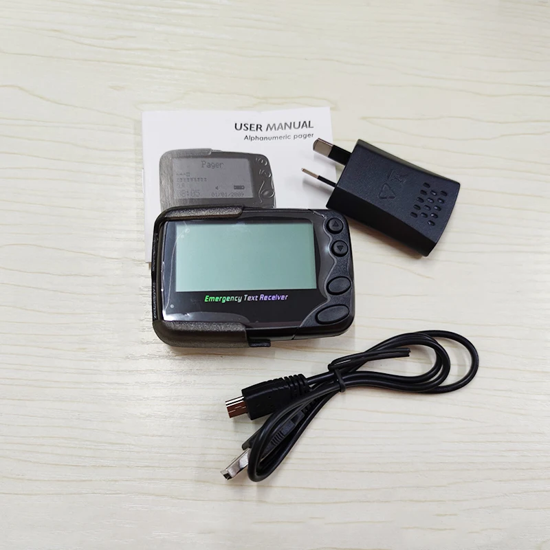 Text Receiver pager beeper Alpha-numeric Pager Multi-function Emergency Pocsag Program Pagers Beepers Use for Restaurant Hotel