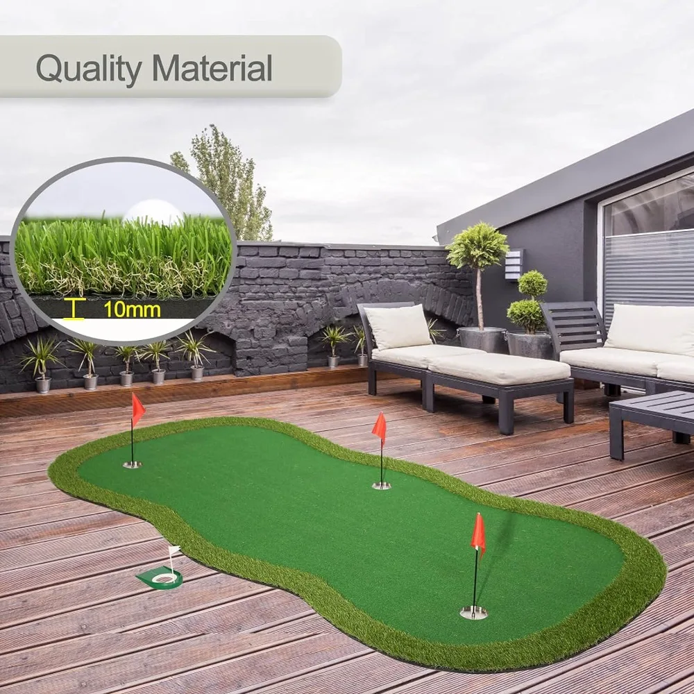 Golf Putting Green, Oefen Putting Groene Mat, Grote Professionele Golfen Trainingsmat Voor Indoor Outdoor…