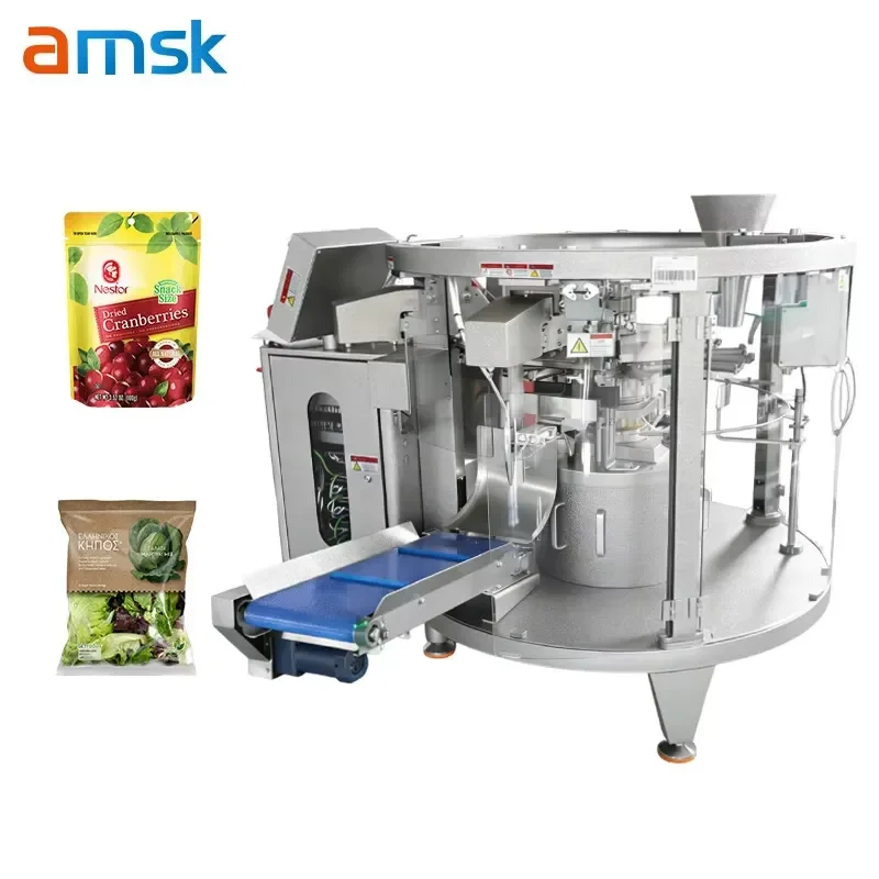 Automatic prefabricated bag packaging machine for pump filling, sealing, weighing and filling of self-standing flat zipper