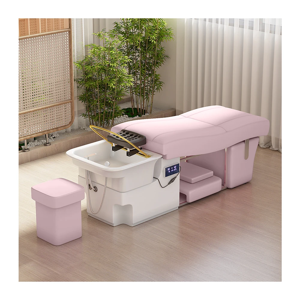 Simple Intelligent Water Circulation Shampoo Bed Beauty Ear Spa Massage Bed Barbershop Hair