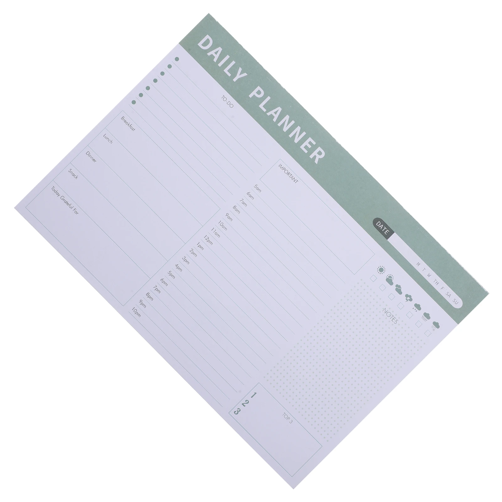 

Magnetic Schedule Book 60 Sheets Portable Planner Notepad Household Memo Pads Compact Task Planner Office Supply Flat Writing