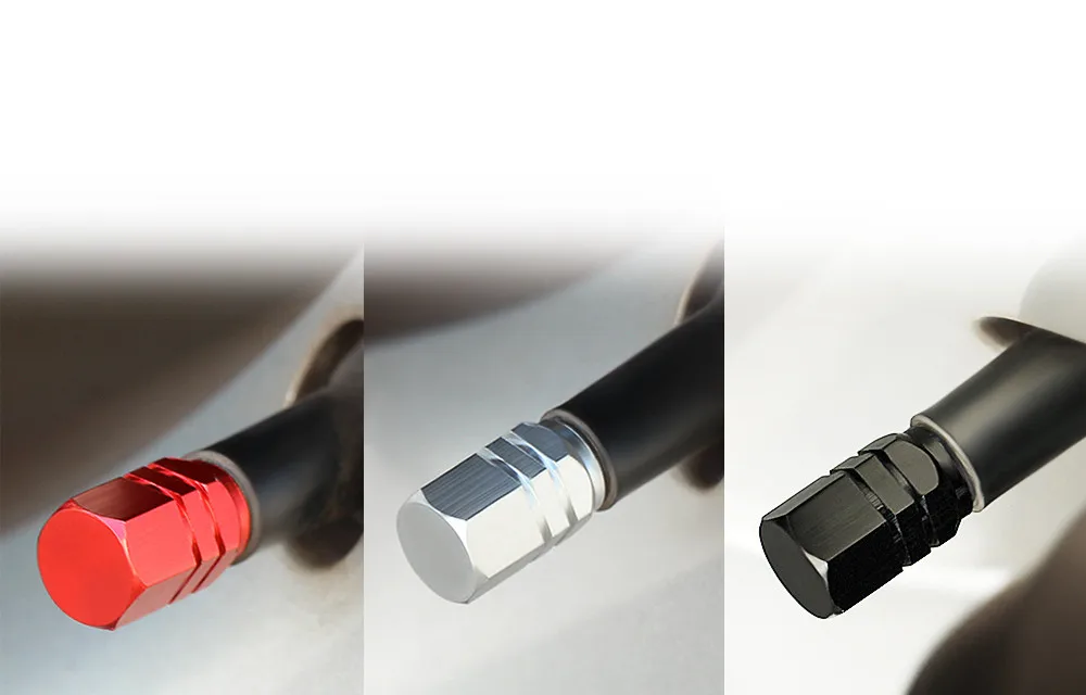 Dust-proof aluminum alloy valve cap Car motorcycle for PEUGEOT 206 1998 2000 207 2006 2007 307 106