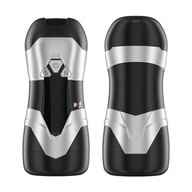 DRY WELL Automatic Male Masturbator Hands Free Pocket Pussy Vibrating Machine Electric Thrusting Cup Realistic Vagina Sex Toy